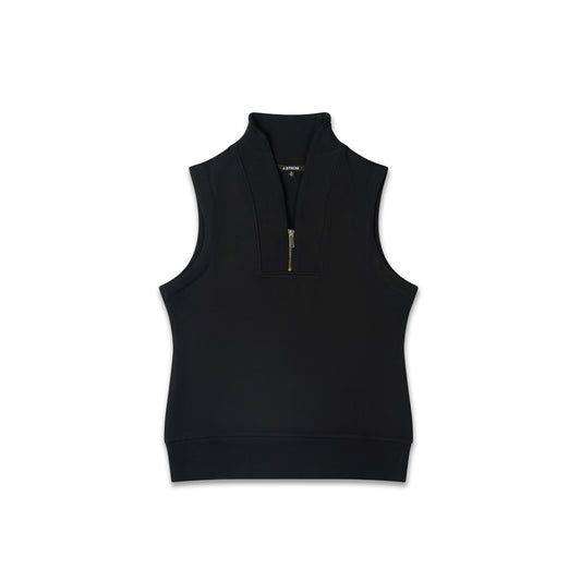 Sleeveless Quarter Zip Top